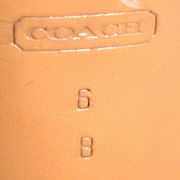 Coach Embossed Python Pumps - Picture 9 of 9